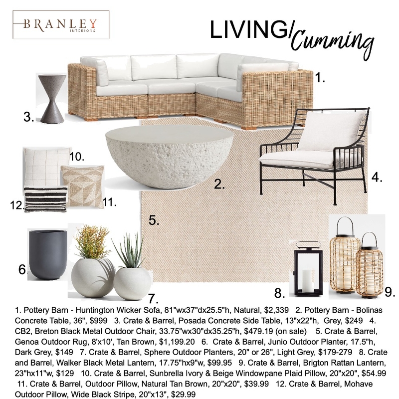 Cumming Outdoor Living #1 Mood Board by Cindy S on Style Sourcebook