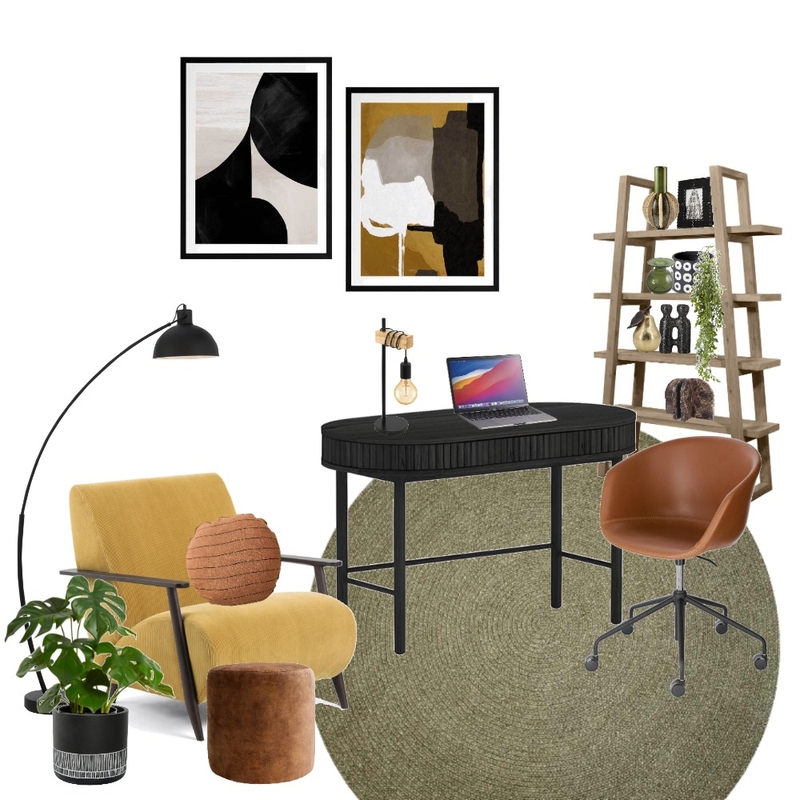 Industrial Maximalist Study Moodboard Mood Board by Her Decorating Business on Style Sourcebook