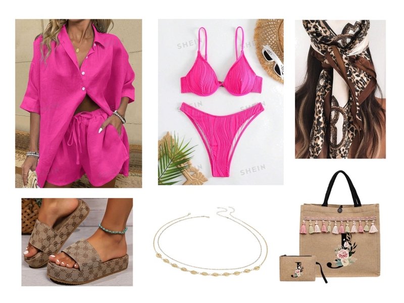 Miami Bachelorette - Pink Beach Option 3 Mood Board by doogiehowserr on Style Sourcebook