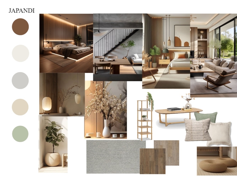 Japandi Mood Board Mood Board by Darcycatap on Style Sourcebook