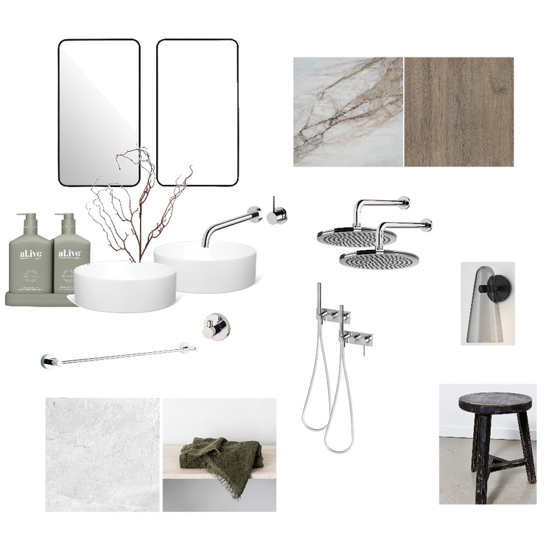 Ensuite Mood Board by Aime Van Dyck Interiors on Style Sourcebook