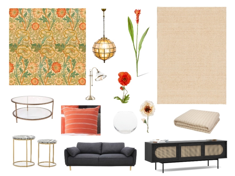 Happy Orange Mood Board by Sterlingrose on Style Sourcebook