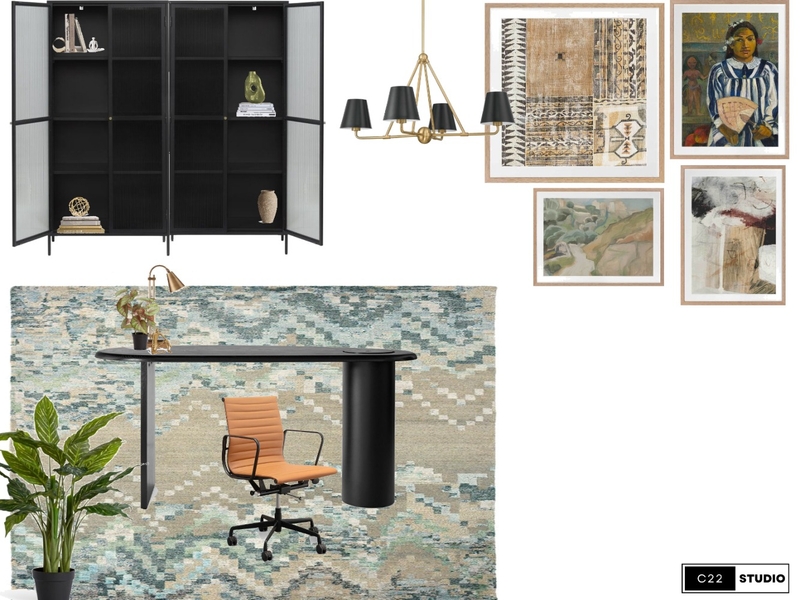 Home office mood board Mood Board by undefined on Style Sourcebook