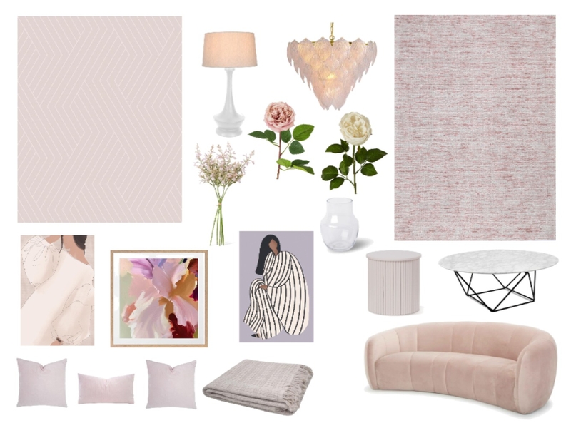 Modern Blush Mood Board by Sterlingrose on Style Sourcebook