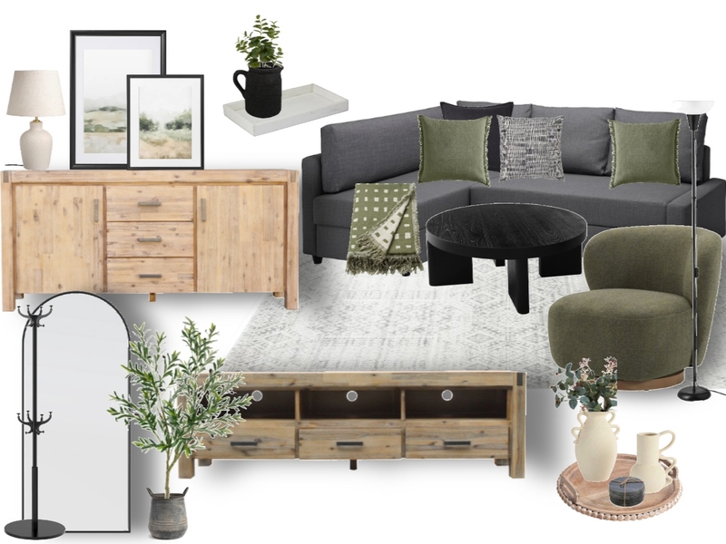 Cadman e-Design Living Selection Board Interior Design Mood Board by Manea Interior Design & Styling