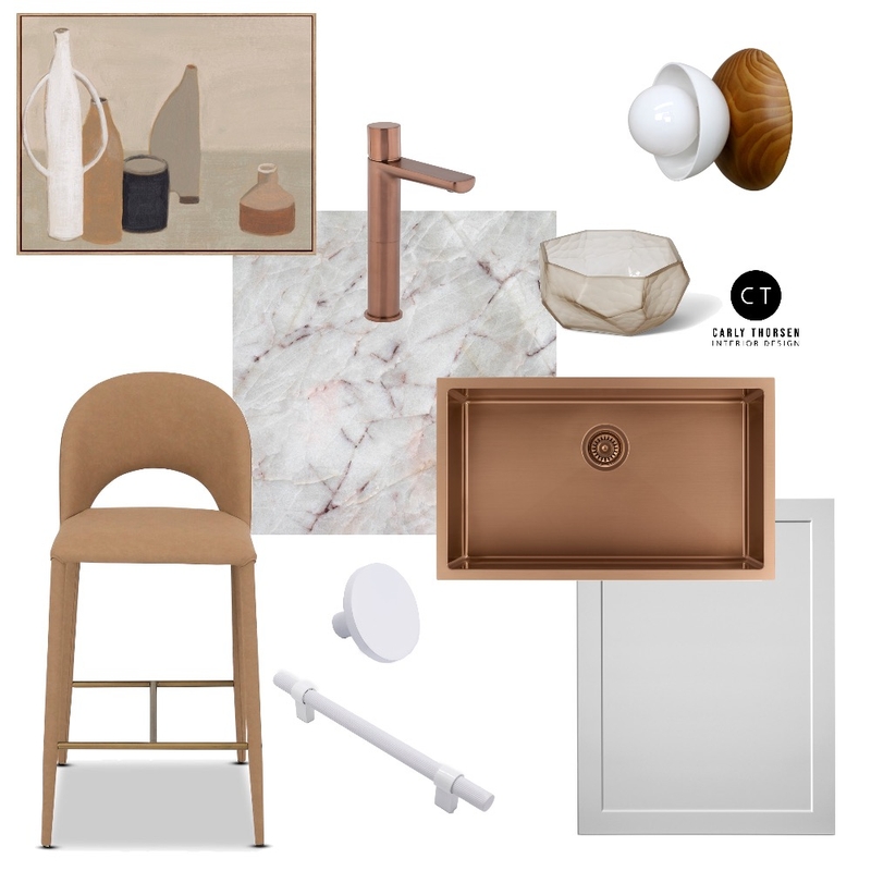 Copper kitchen Mood Board by Carly Thorsen Interior Design on Style Sourcebook
