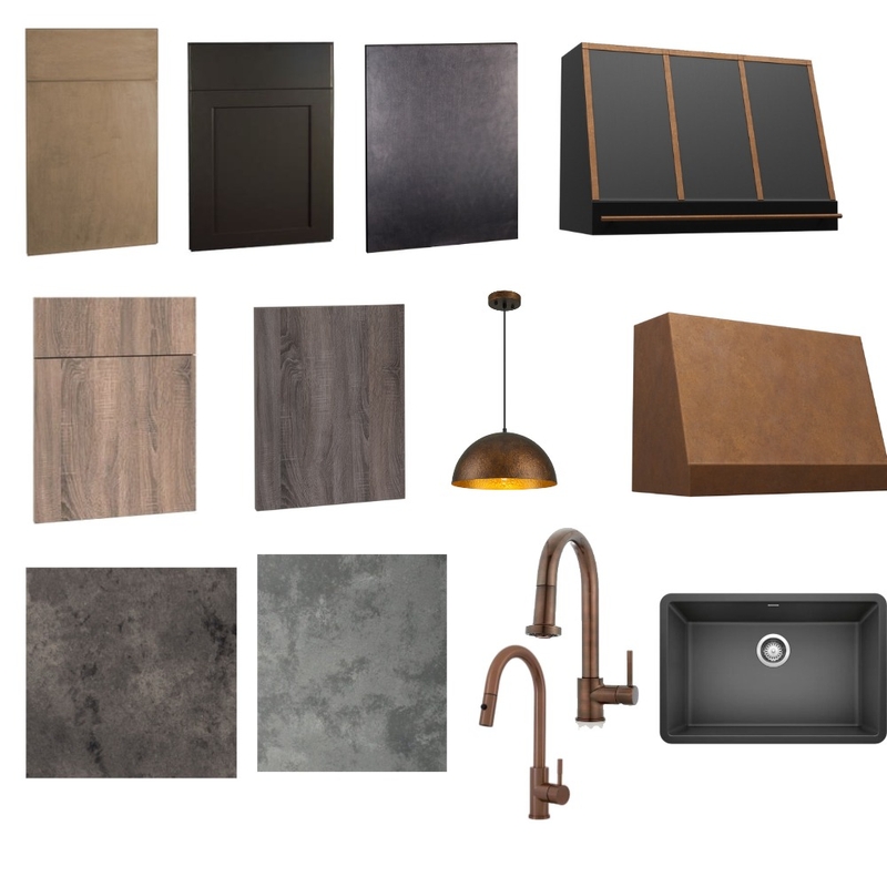 Industrial Kitchen Design Examples Mood Board by JenRL Design on Style Sourcebook