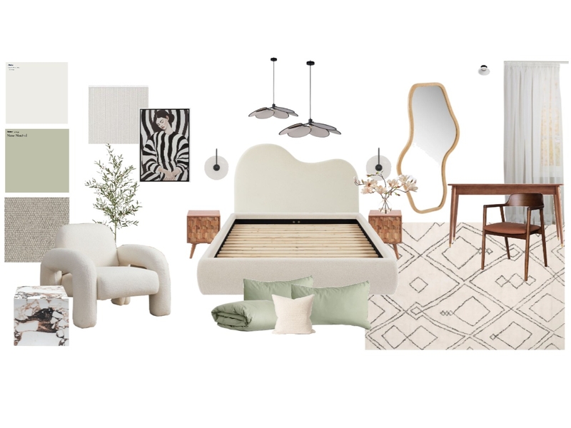 Organic Modern Sample Board Mood Board by ariapilgrim on Style Sourcebook