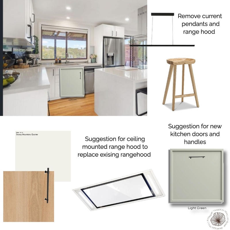 Modern Australian Kitchen Updates - Revised Mood Board by Michelle Canny Interiors on Style Sourcebook