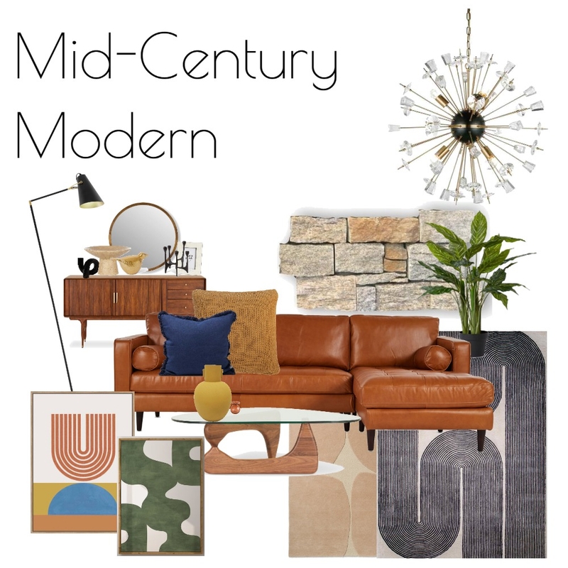 mid century modern Mood Board by riet on Style Sourcebook