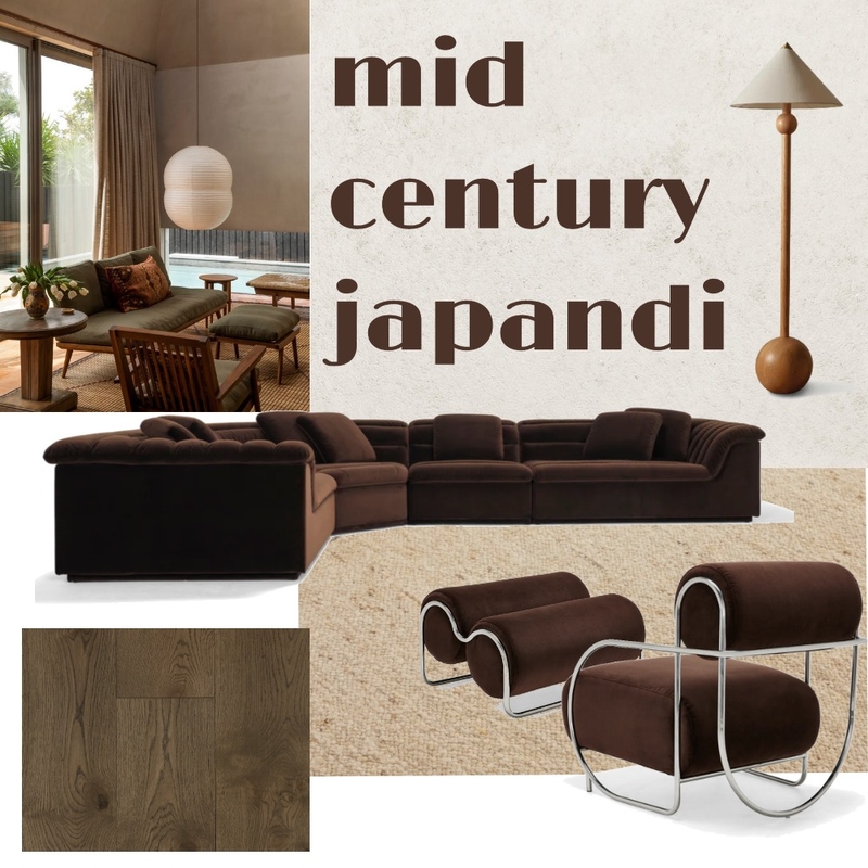 Mid-Century Japandi Mood Board by rubymacavoy on Style Sourcebook