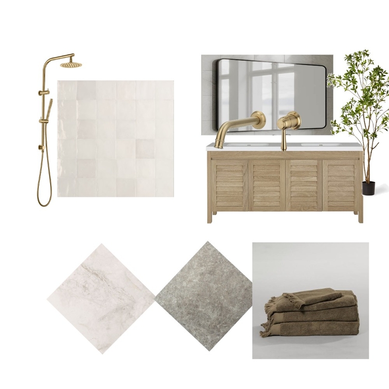 Ensuite Mood Board by Tarn on Style Sourcebook