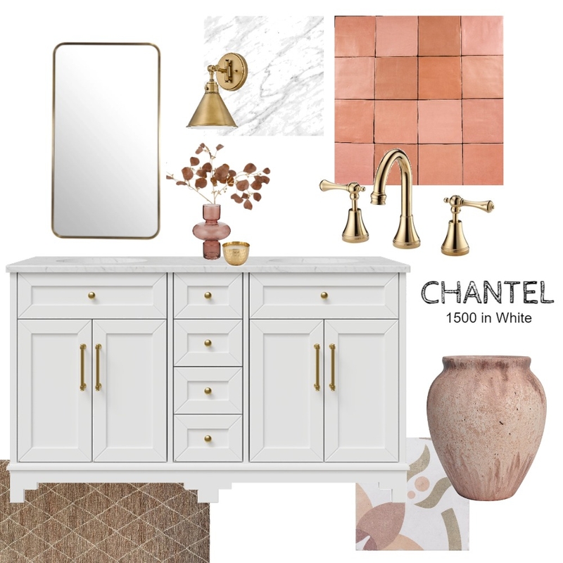 Moroccan Bathroom - Chantel 1500 Mood Board by Vanity By Design on Style Sourcebook