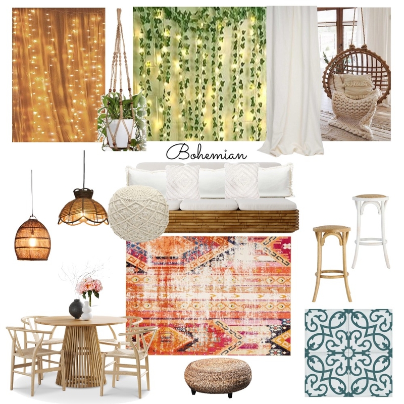 Bohemian Mood Board by Nikita. on Style Sourcebook