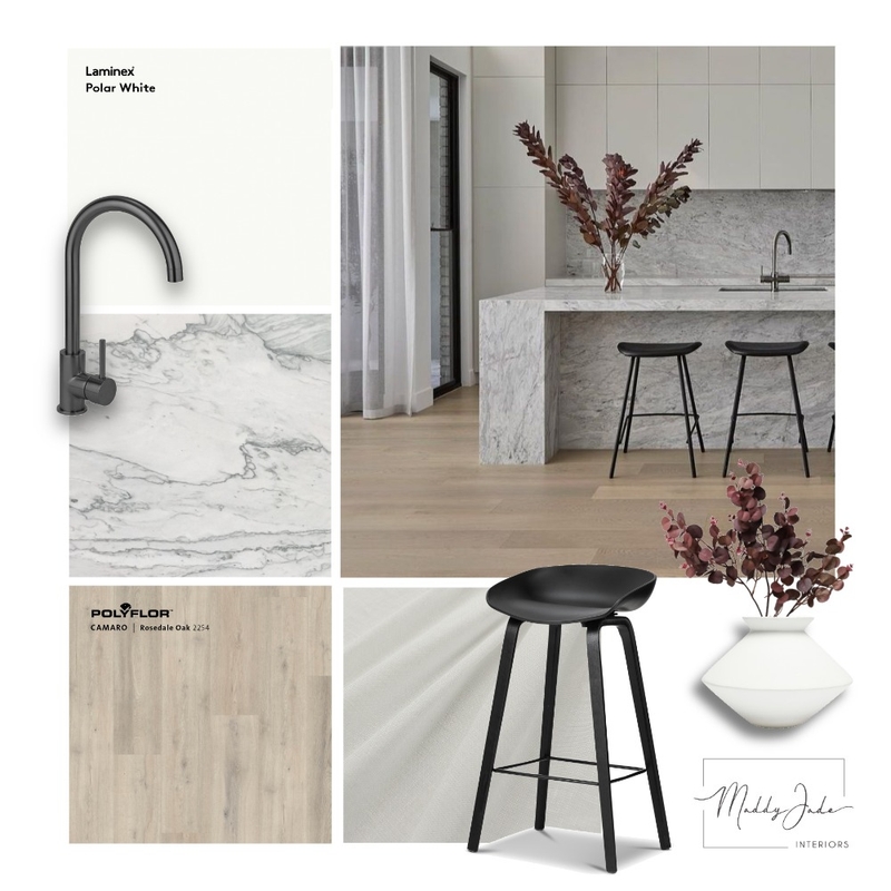 Modern Grey Kitchen - Quartzite and Gunmetal finishes Mood Board by Maddy Jade Interiors on Style Sourcebook