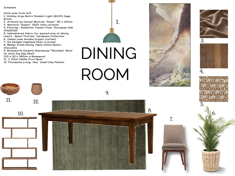 Dining Mood Board by DAMason on Style Sourcebook