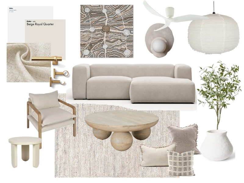 Australian Organic Modern living room Mood Board by BRAVE SPACE interiors on Style Sourcebook