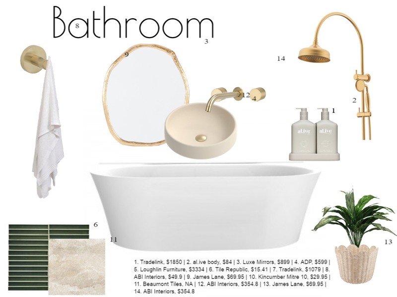 bathroom Mood Board by pag0014 on Style Sourcebook