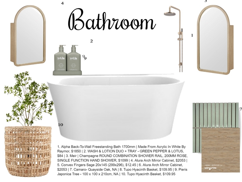 Bathroom Mood Board by Sak0004 on Style Sourcebook