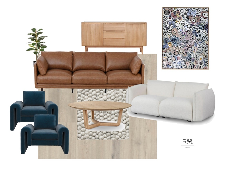 Somers Dark Blue Mood Board by RMM Interiors on Style Sourcebook