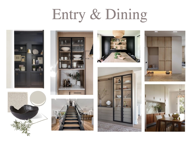 Projct Tyandaga- Entry/Dining Concept Mood Board by Oak + Arch on Style Sourcebook