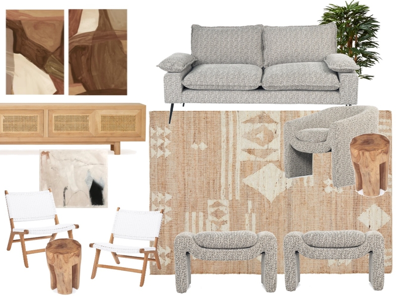 Warm Contemporary Living Mood Board by Manea Interior Design & Styling on Style Sourcebook