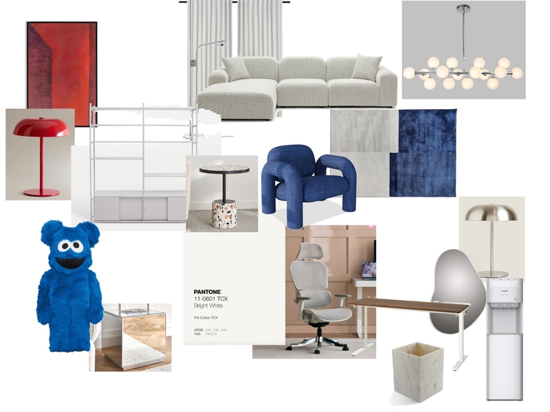 Blue Salon Mood Board by didenisova on Style Sourcebook