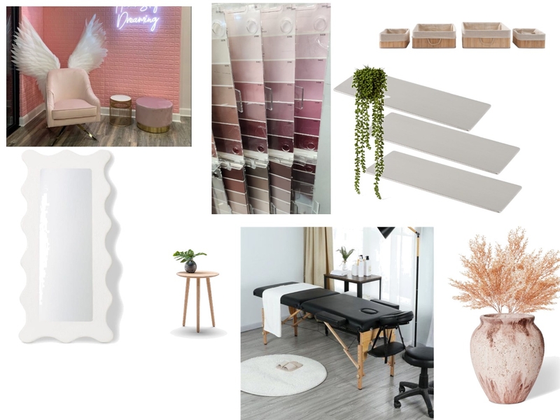 Minimalistic-Boho Esthetician Room Mood Board by jdarinteriors on Style Sourcebook