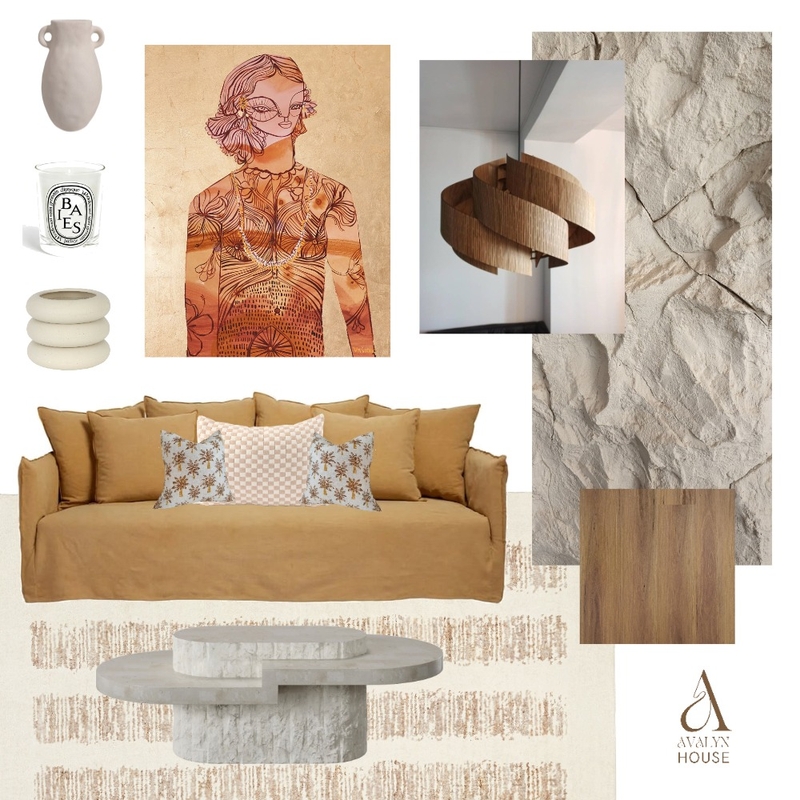 Living Neutral Mood Board by AVALYN HOUSE on Style Sourcebook