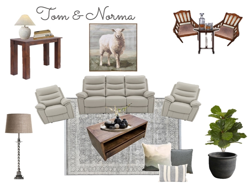 N&T Lounge Mood Board by Selah Interiors on Style Sourcebook