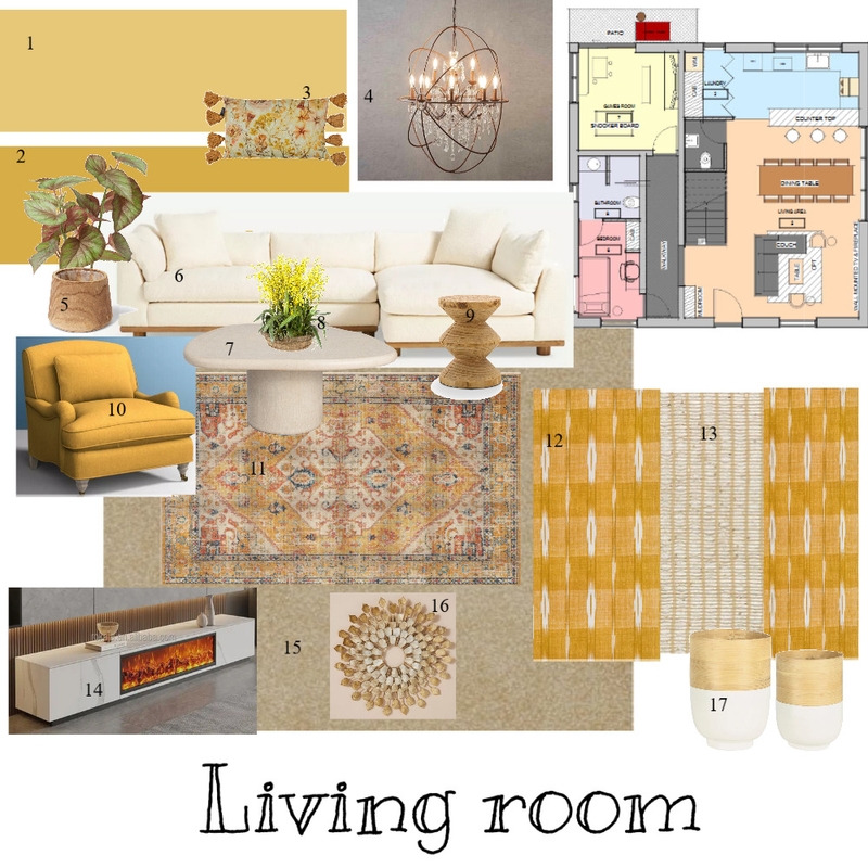 Living room Mood Board by mehak dada on Style Sourcebook