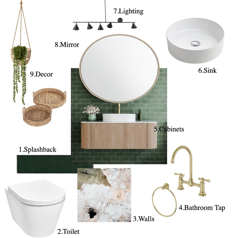 BATHROOM Mood Board by arbaspahiu on Style Sourcebook