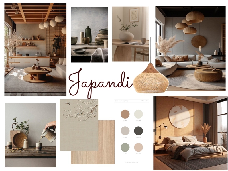 Japandi Style Moodboard Mood Board by minakshisingla.mba@gmail.com on Style Sourcebook