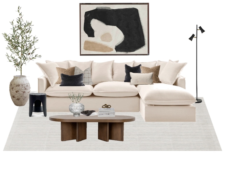 Living Room Interior Design Mood Board by Velar Interiors