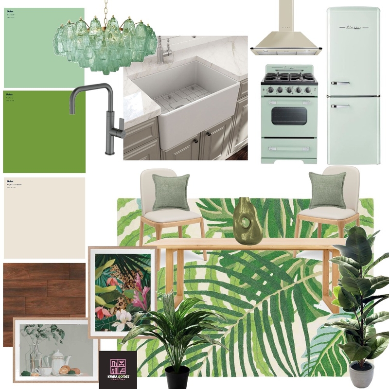 green kitchen Mood Board by Kiara on Style Sourcebook