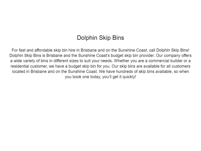 Dolphin Skip Bins Mood Board by Dolphin Skip Bins on Style Sourcebook