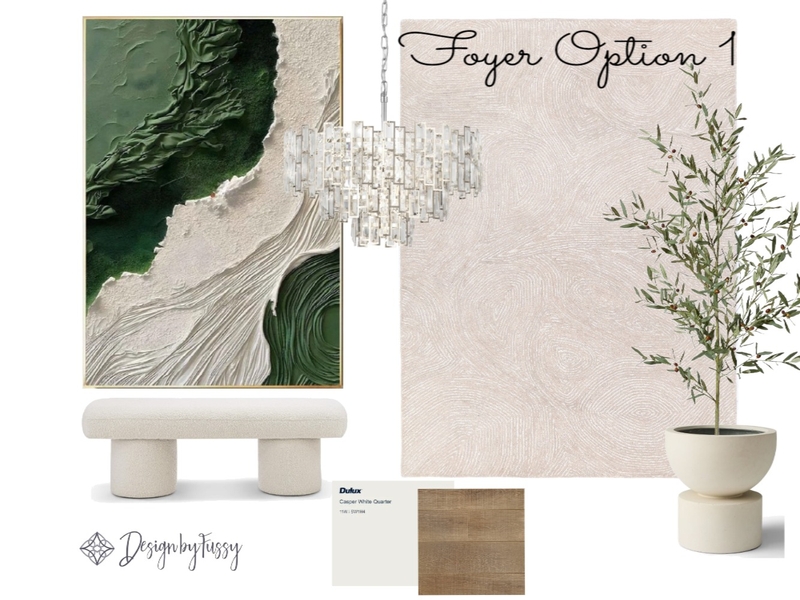 Foyer option 1 Mood Board by DesignbyFussy on Style Sourcebook