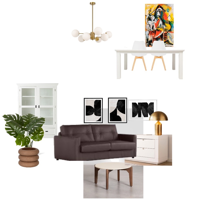 Salon  Mid Century White Mood Board by martacandan on Style Sourcebook