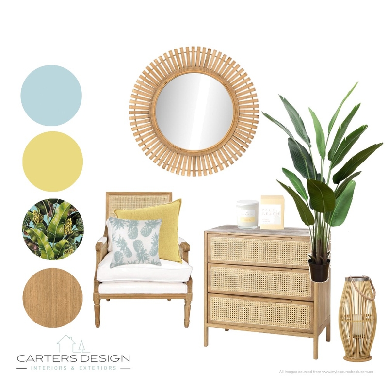 Tropical Oasis Mood Board by Carters Design on Style Sourcebook