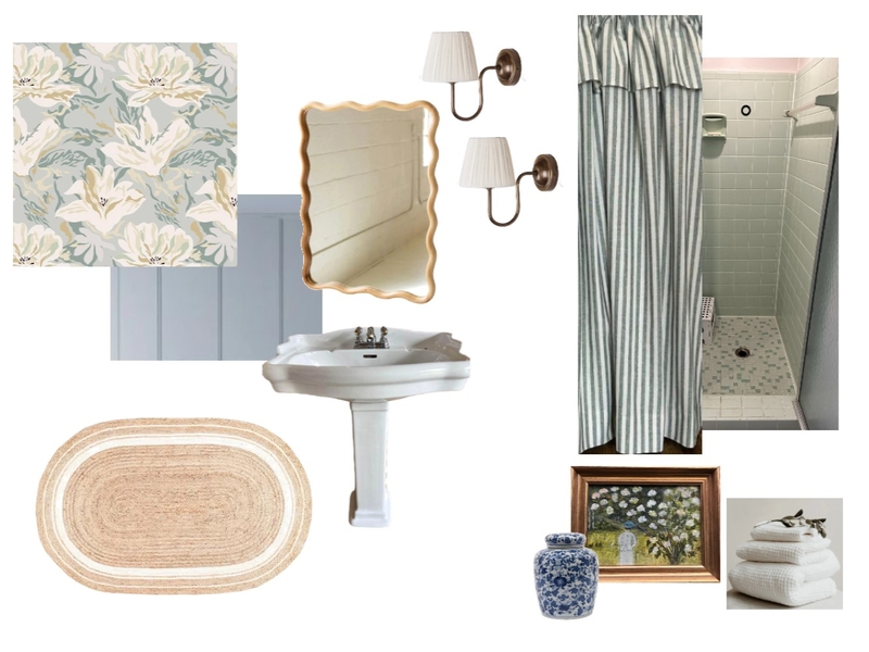 Runion's Bathroom Wallpaper Mood Board by Annacoryn on Style Sourcebook