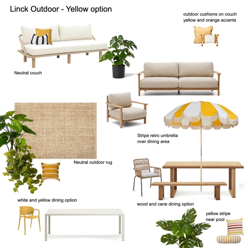 Linck Outdoor Yellow Mood Board by Susan Conterno on Style Sourcebook