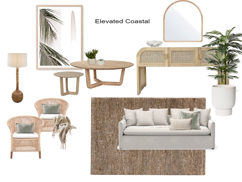 Elevated Coastal ~ Styling to Stay Project ~ Rose Mood Board by Simplestyling on Style Sourcebook