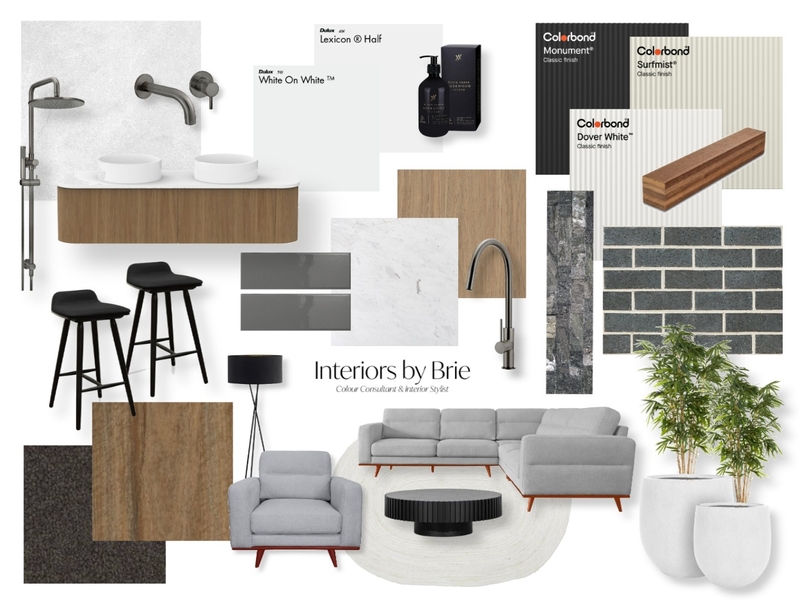 Dark and Moody Mood Board by Interiors by Brie on Style Sourcebook