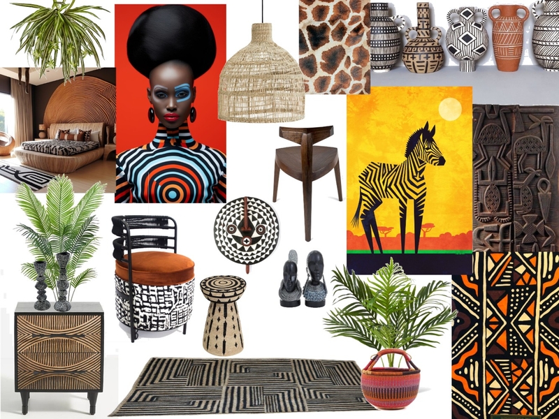 African design style Mood Board by Faith & Fortune on Style Sourcebook