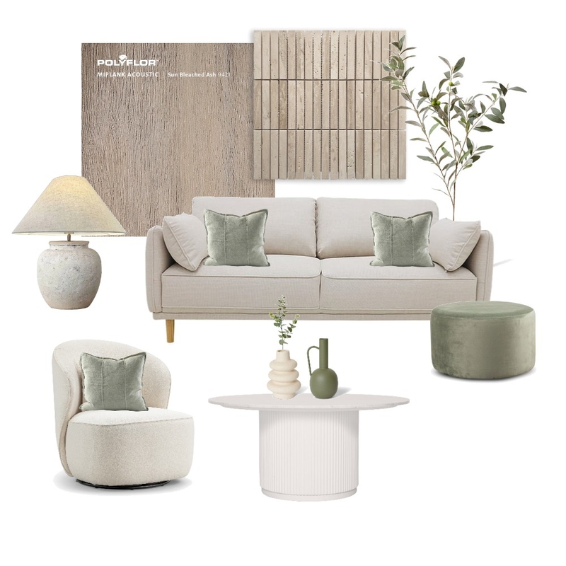 Sage green living space Mood Board by rubytafoya on Style Sourcebook