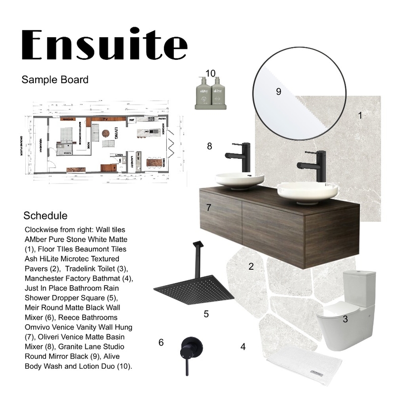 Ensuite Mood Board by agalanos on Style Sourcebook