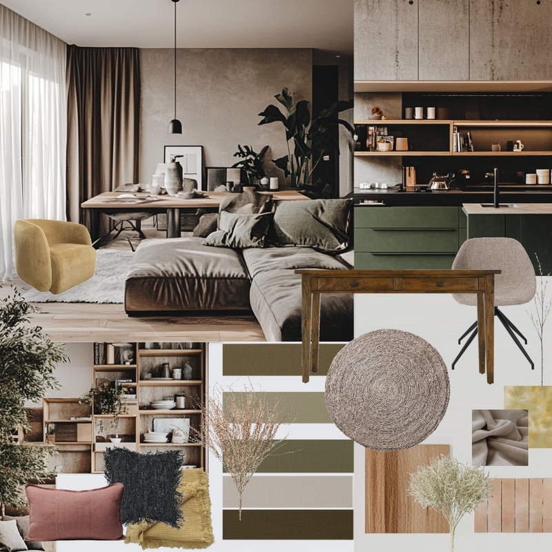 LIVING ROOM MOOD BOARD Mood Board by PANNNO on Style Sourcebook