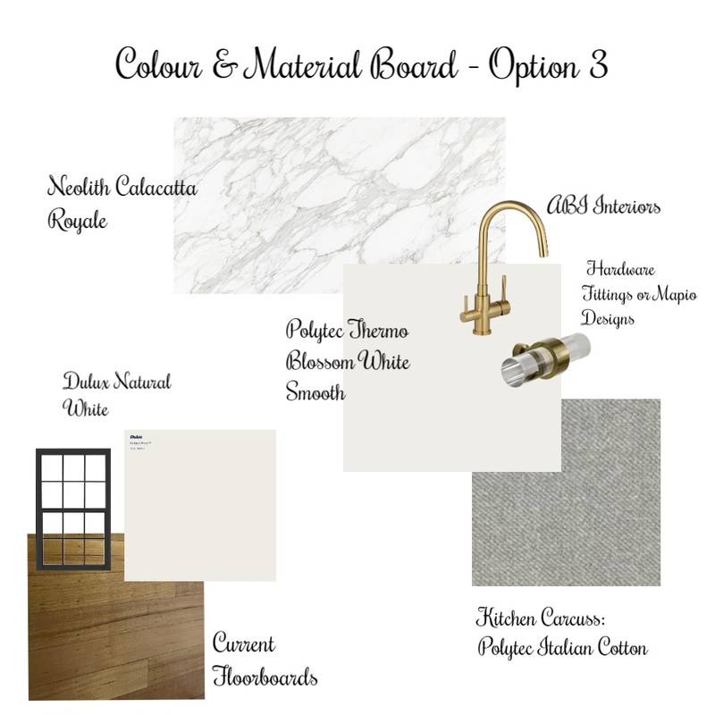 Material & Colour Moodboard Option3 Mood Board by Space Style Melbourne on Style Sourcebook