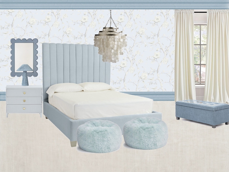 Stevie blue room wallpaper Mood Board by Rhiannon on Style Sourcebook