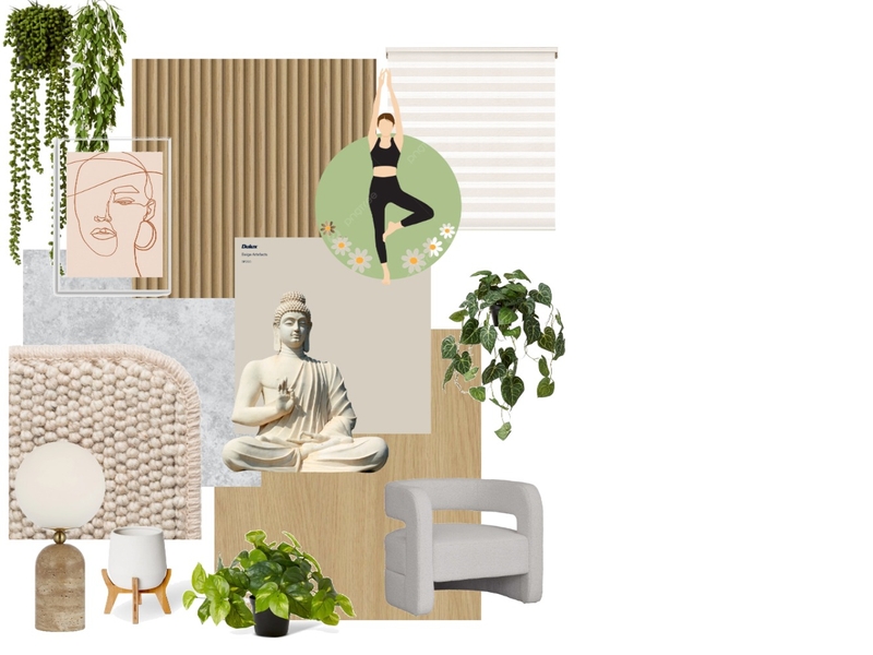 yoga studio Mood Board by vonvon on Style Sourcebook